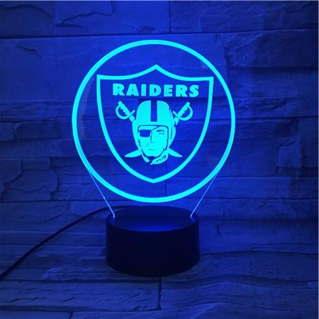 LAS VEGAS RAIDERS 3D LED LIGHT LAMP