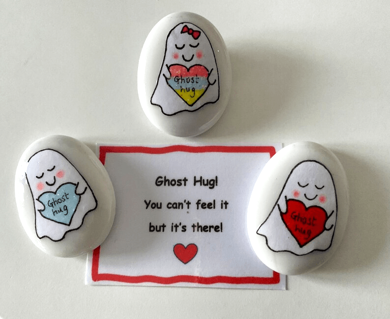 Positive affirmations, comfort stone