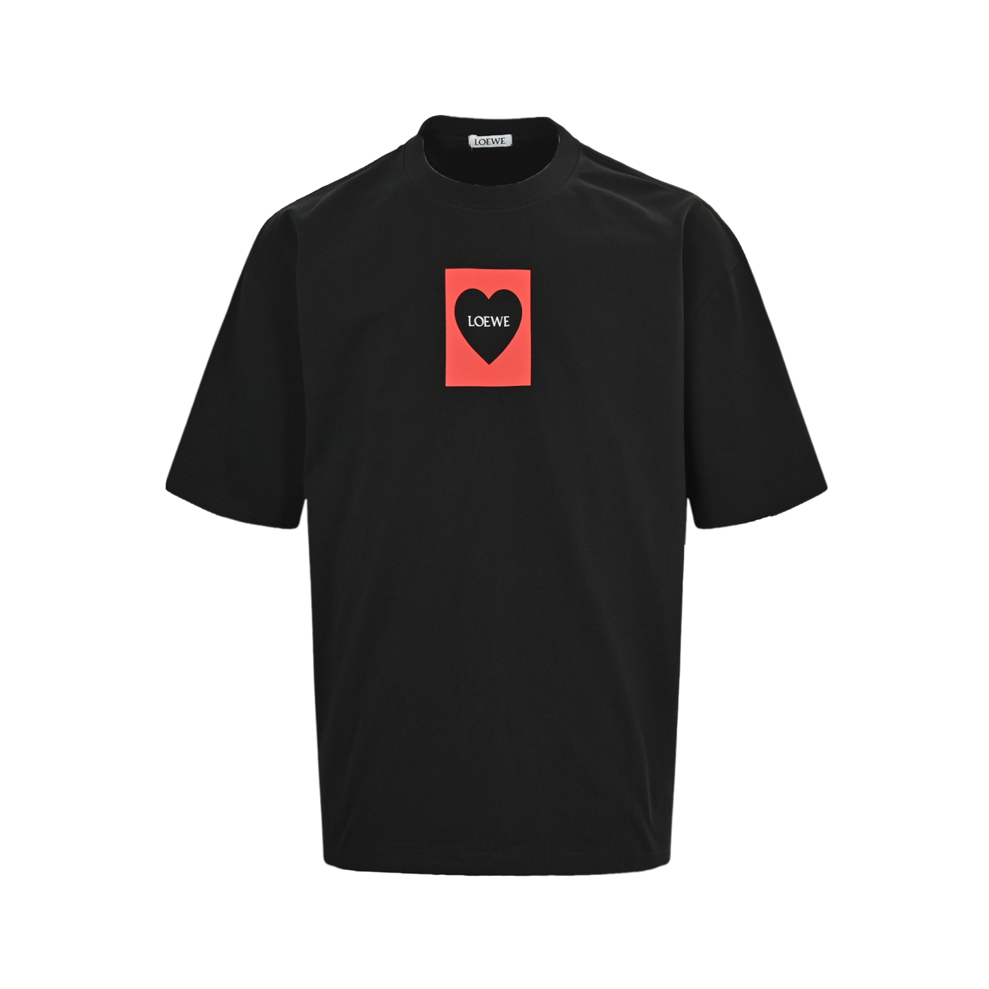 Loewe 25ss heart laminated short sleeves