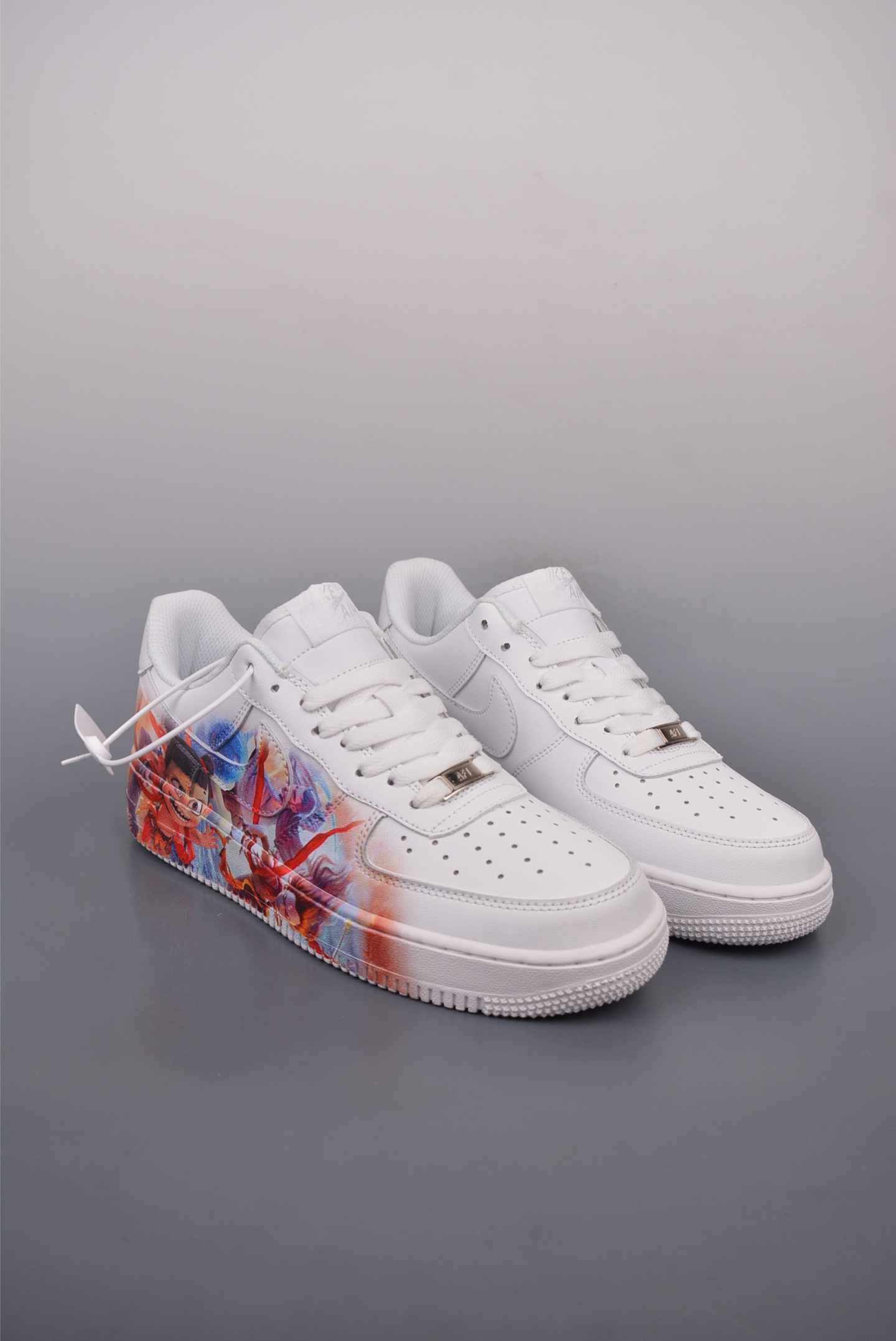 Nike Air Force 1 Low Nezha 2 themed custom edition CW2288-111