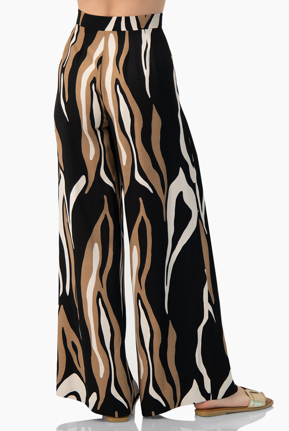 Pantalon estampado amplio