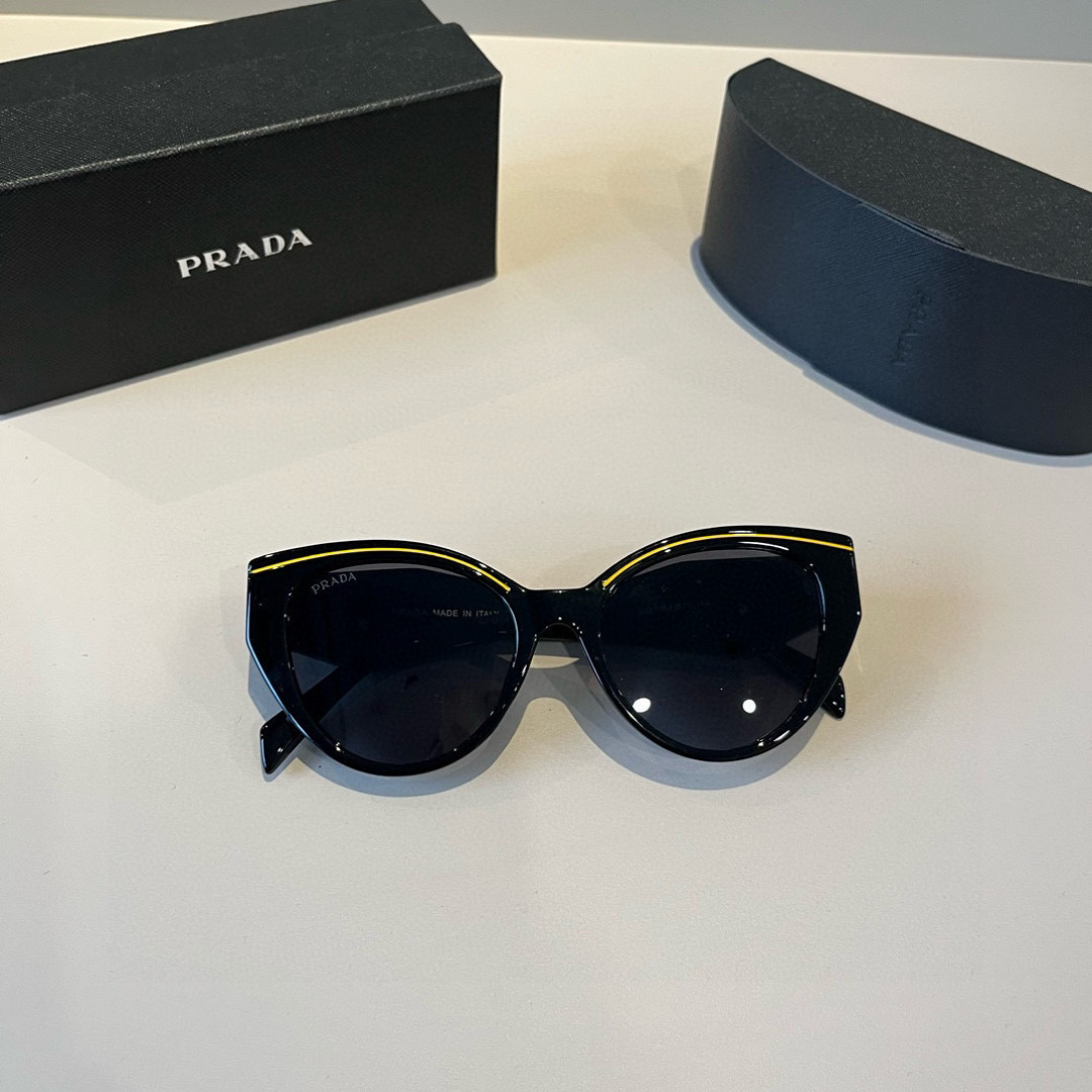 Prada round frame sunglasses