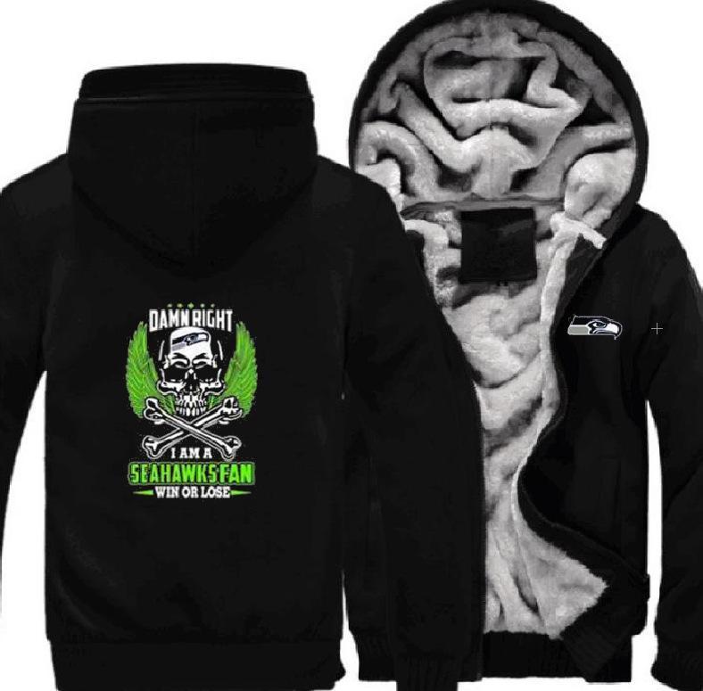 SEATTLE SEAHAWKS WINTER HOODIE