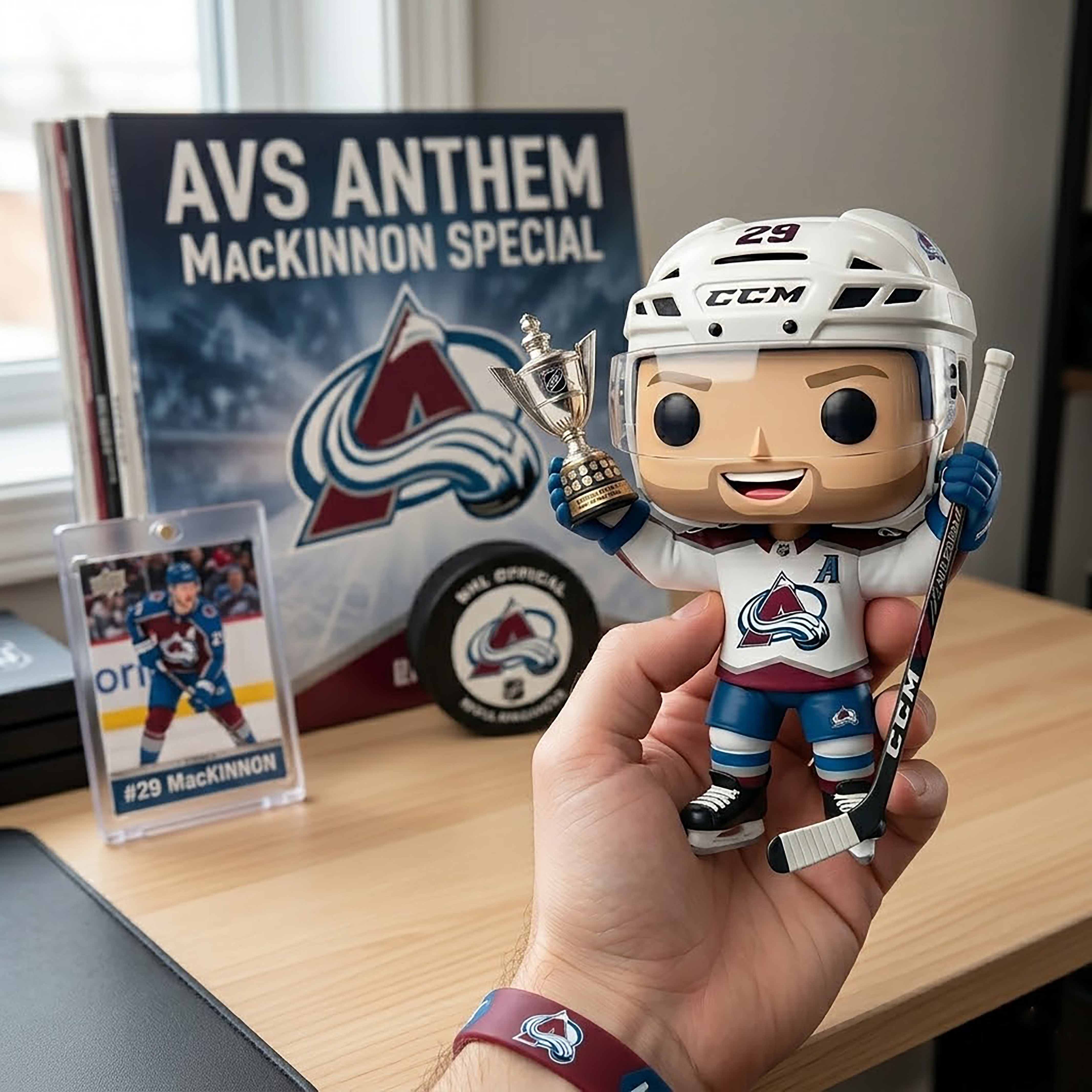🏒 Nathan MacKinnon: Rocket Richard Trophy Pop! – Avalanche Goal King 🏆