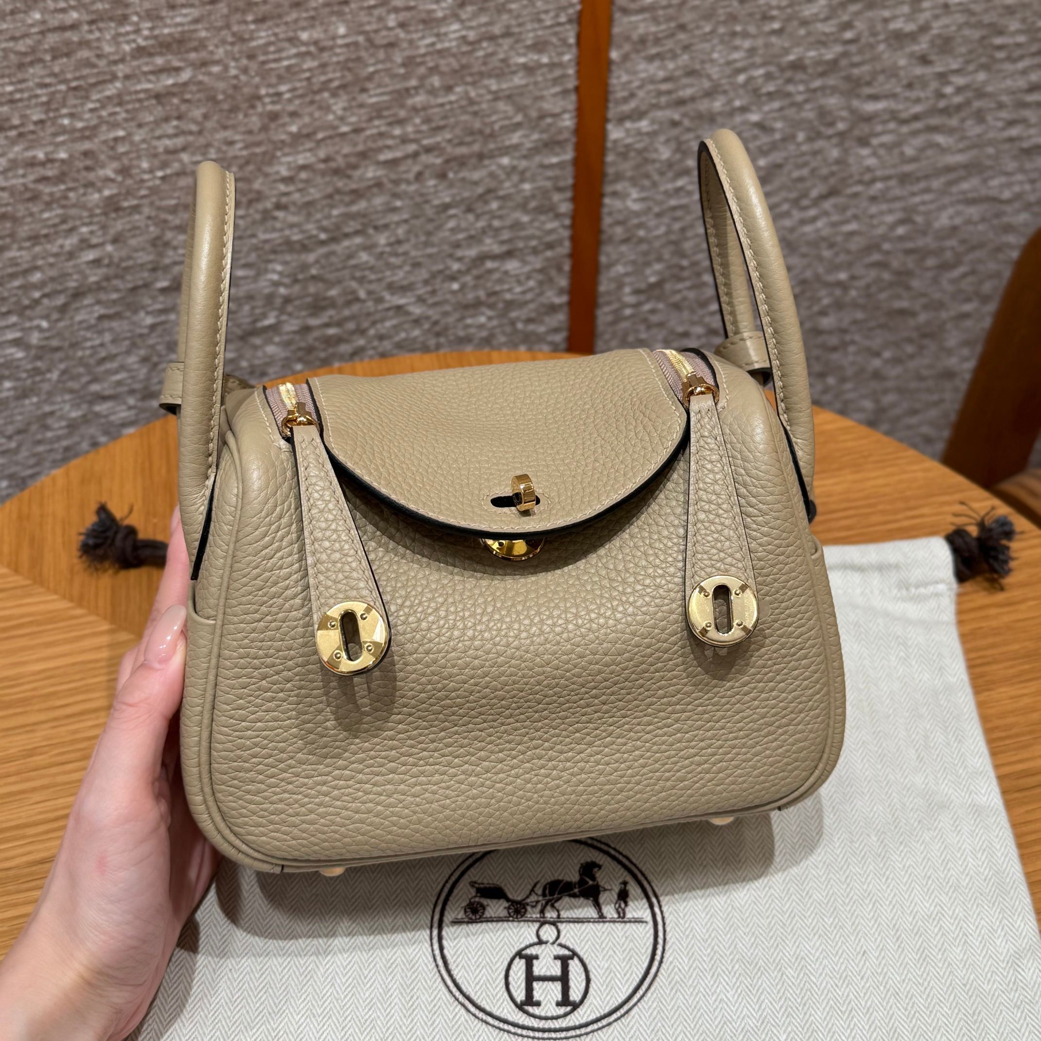 Hermès Mini Lindy S2Trench Bag (Handmade to Order)