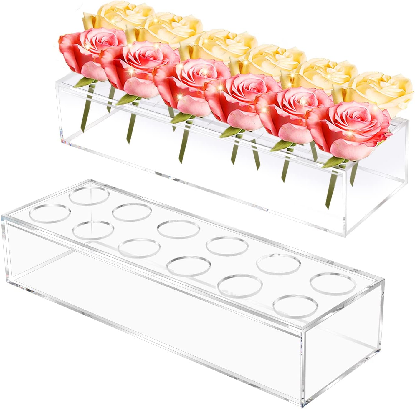 🔥Last Day Promotion-[SAVE 50% OFF]--Clear Acrylic Flower Vase--BUY 2 GET 10% OFF & FREE SHIPPING