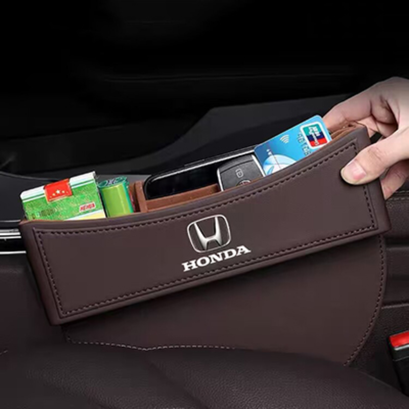Custom Logo Premium Leather Car Seat Organizer