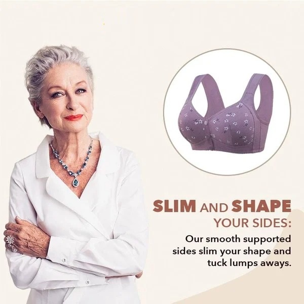 (🔥 50% OFF)Comfortable & Convenient Front Button Bra(2 PCS/Set)-BUY 2 GET 10% OFF