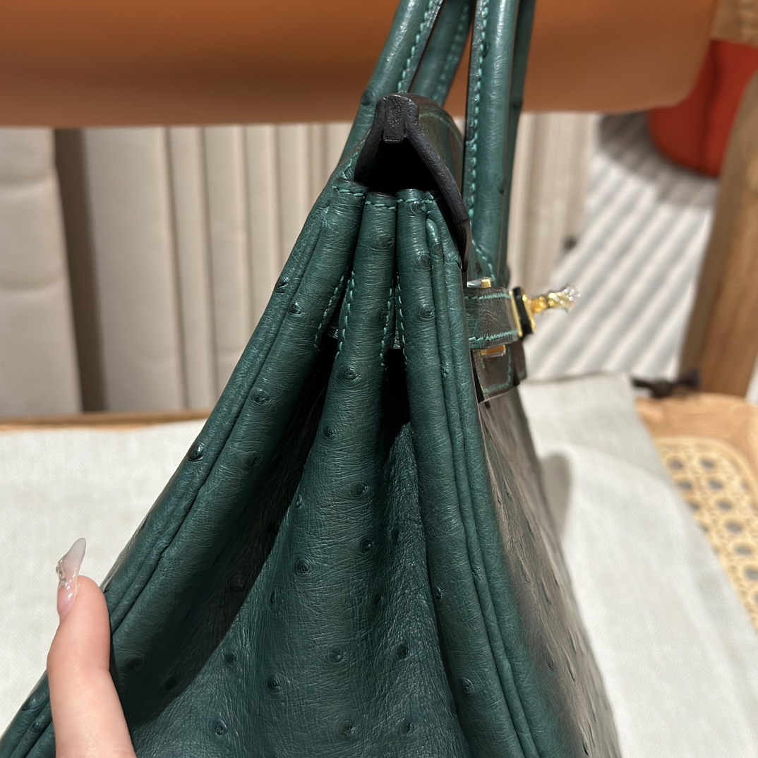 Hermes Birkin z6Malachite Handbag (Handmade to Order)