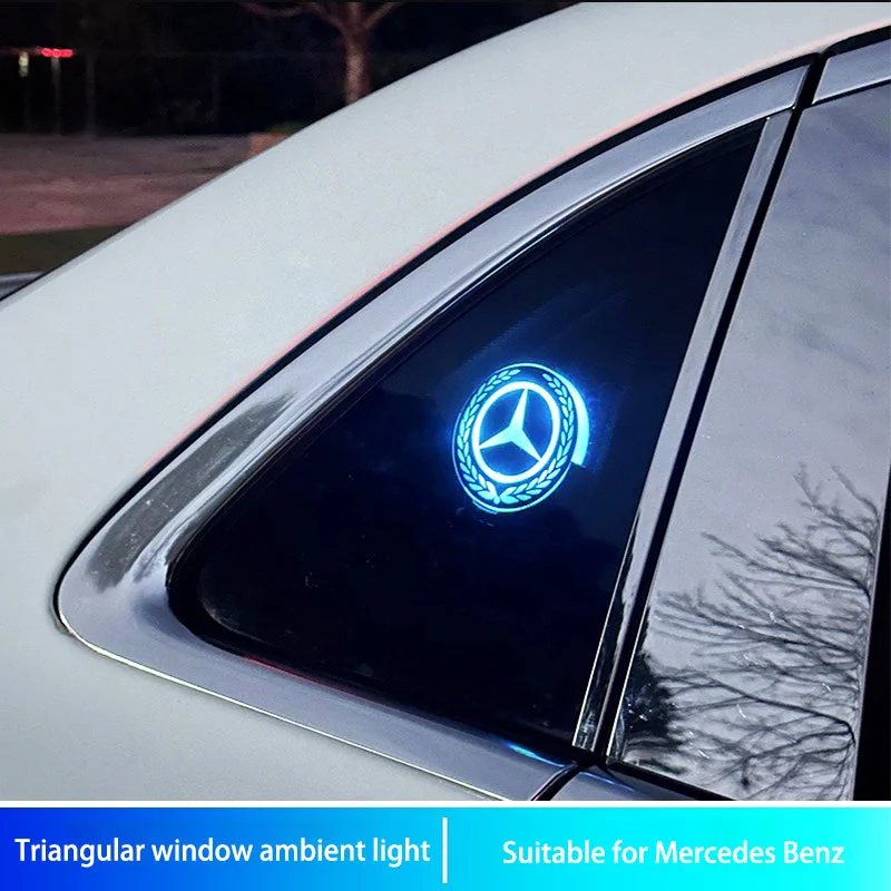 Car LED light-emitting window ambient light colorful interior ambient light USB charging
