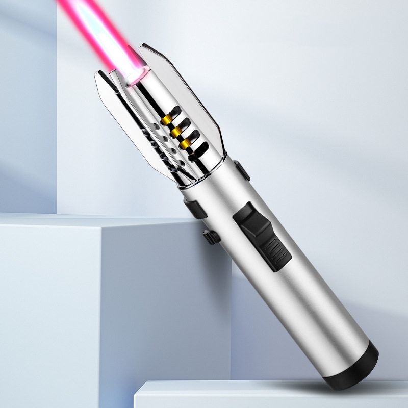 🔥 Lightsaber Torch Lighter – Refillable, Windproof & Built for Adventure! (Butane Not Included)