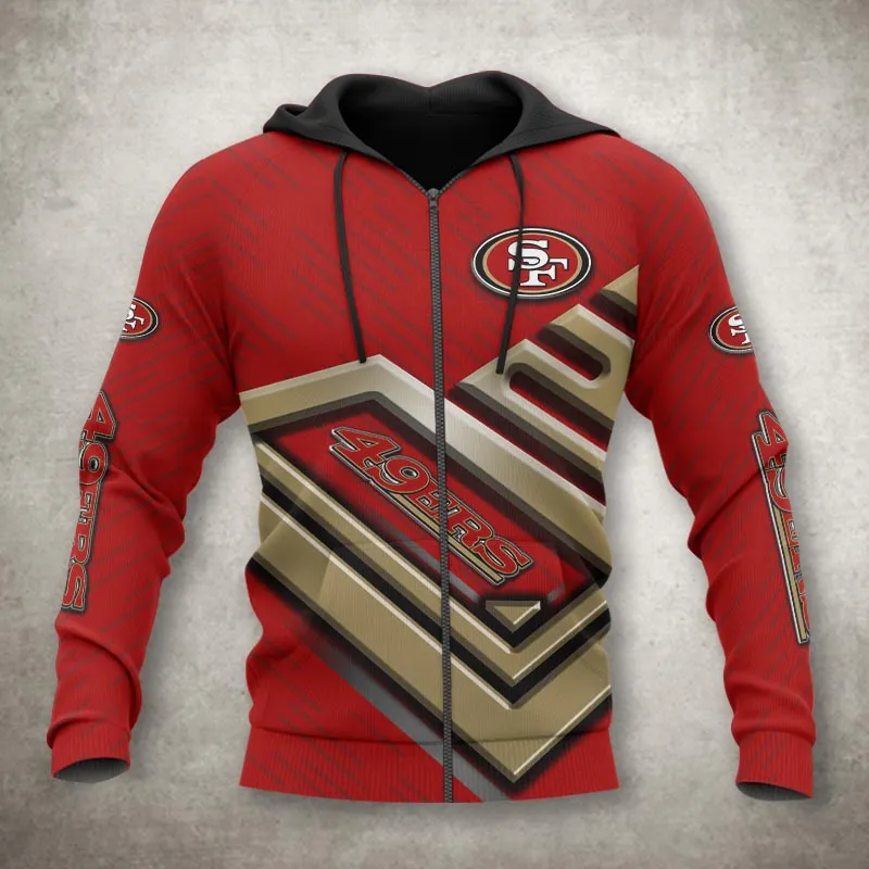 SAN FRANCISCO 49ERS 3D HOODIE DK4399