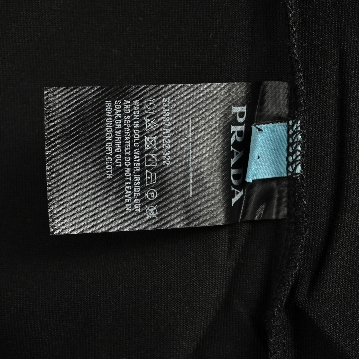 Prada 25ss large logo signature letter print short sleeve