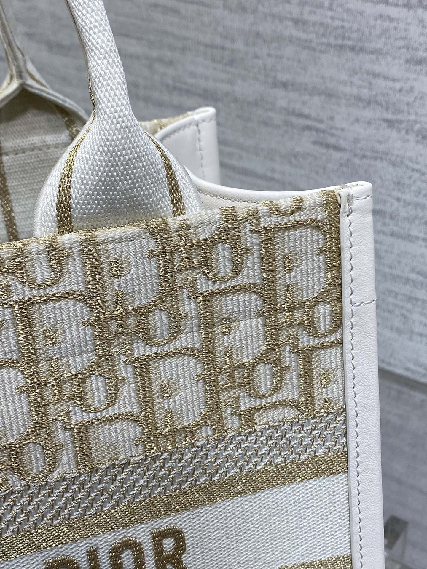 Dior Embroidered Tote Small