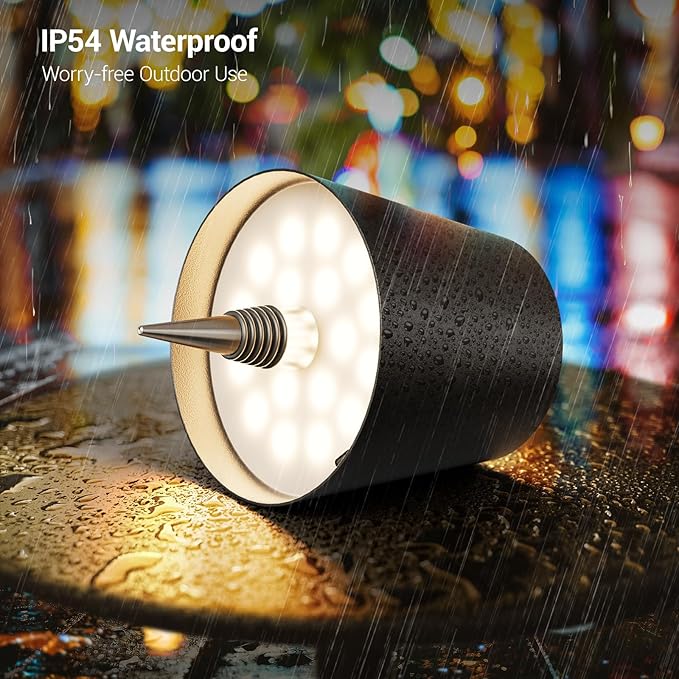 🍾🍾Wireless Bottle Lamp Metal Shade with🔥 (Flash Sale - 50% Off)