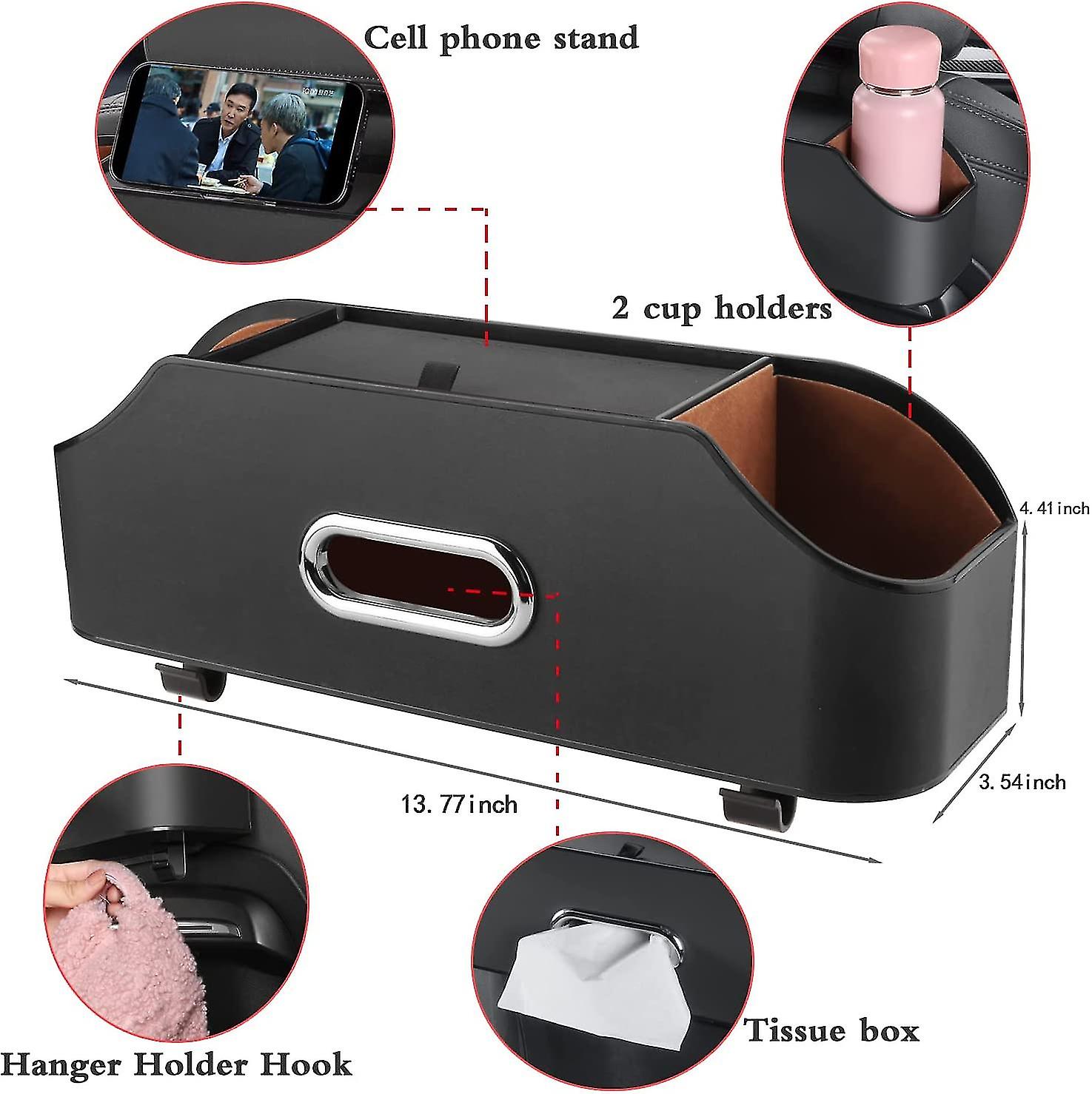 Organizer with Cup Holder and Tissue Box