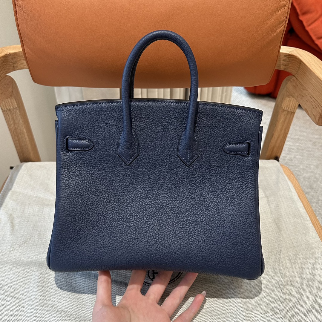 Hermes Birkin 73blue saphir handbag (handmade to order)