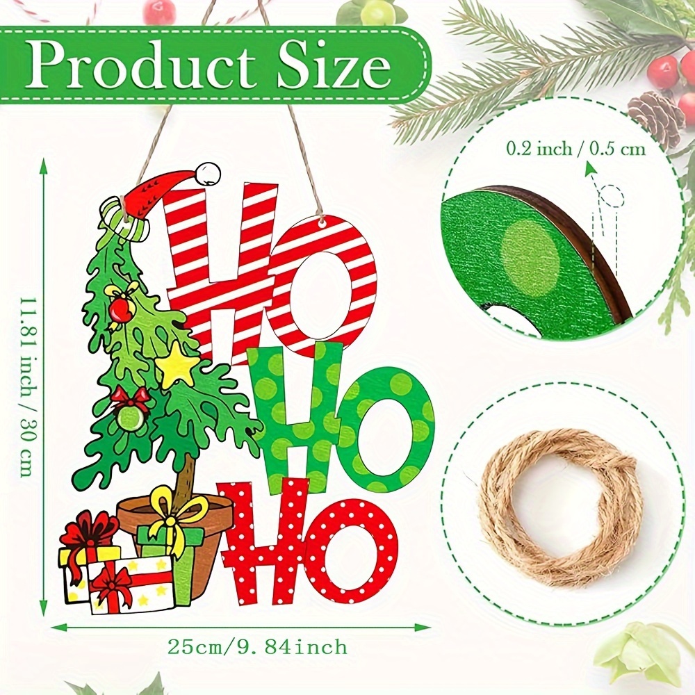🎄Early Christmas Sale 49% OFF🎄Wooden Christmas Hanging Sign