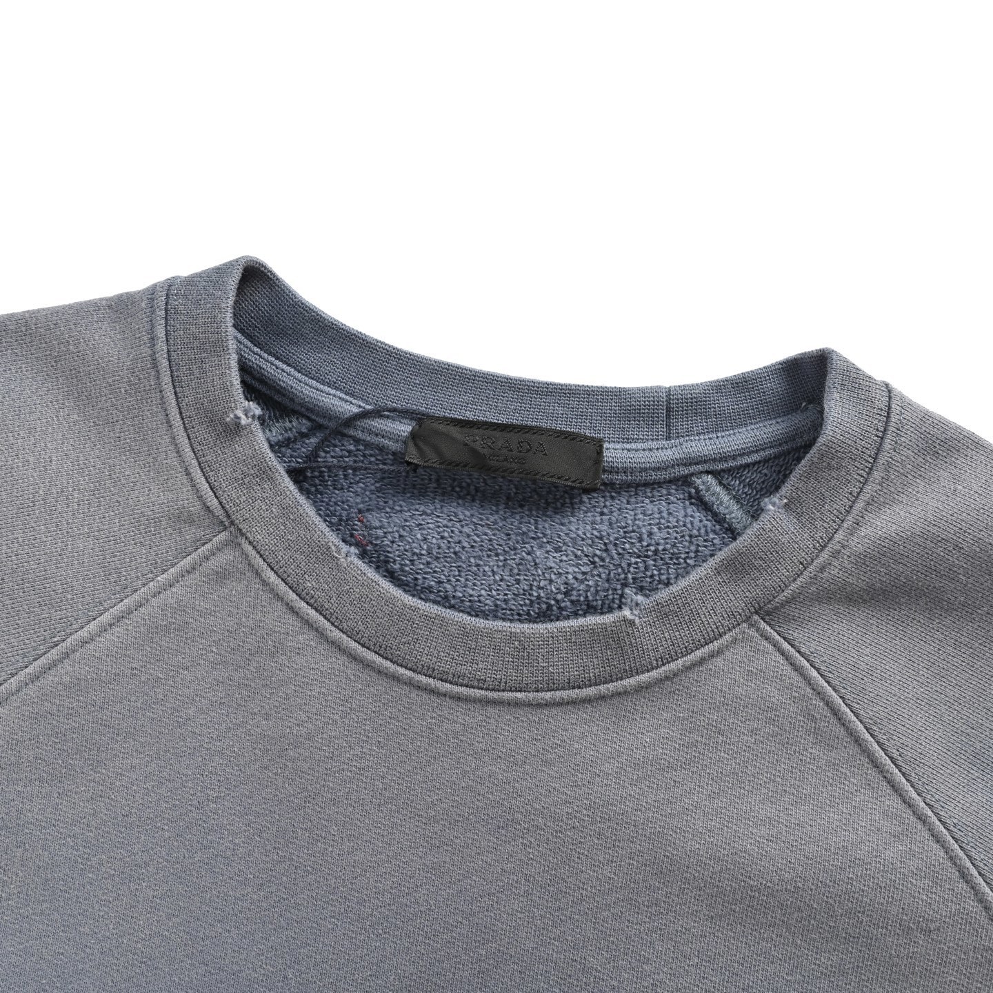 Prada 25Fw gradient tie-dye crewneck sweatshirt