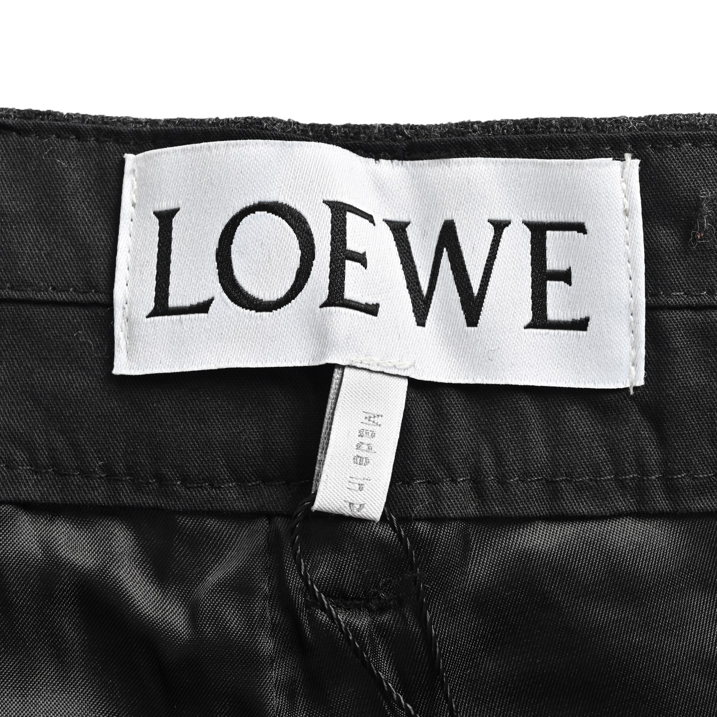Loewe Anagram Half Embroidered Flannel Shorts