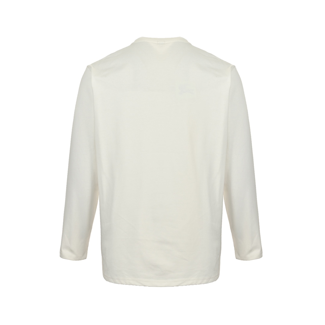 Burberry 24Fw Warhorse Logo 3D Laminated Long Sleeve T-shirt