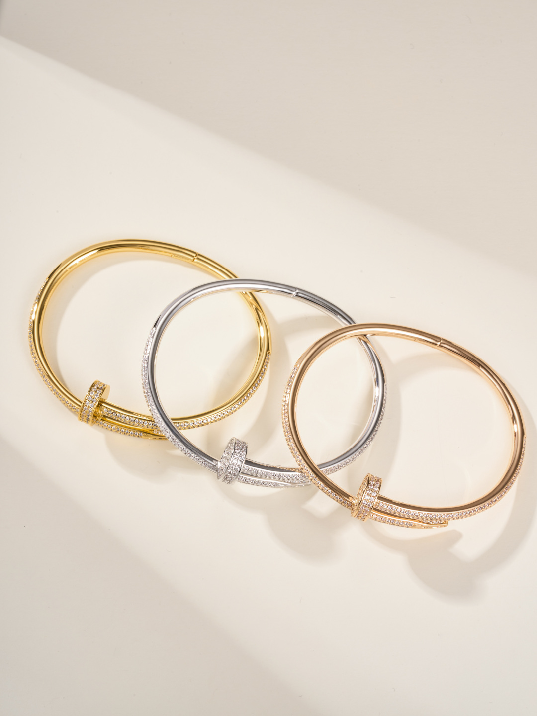 Cartier full diamond nail bracelet