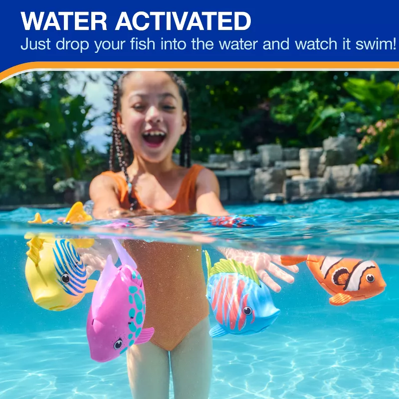 HOT SALE🔥Rainbow Reef Fish Toy - Kids Swimming Accessories & Water Toys