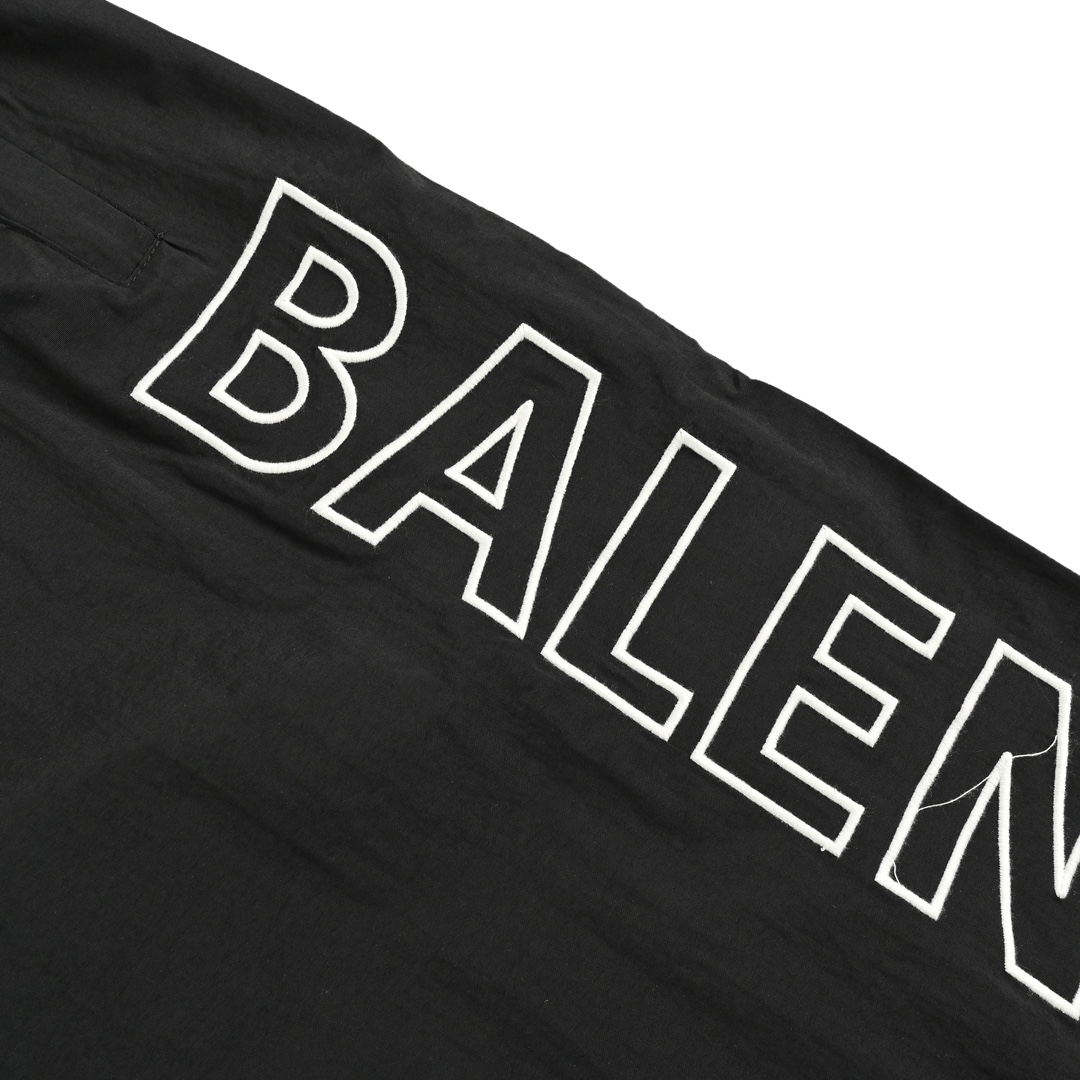 Balenciaga 24Fw hollow letter embroidered trousers