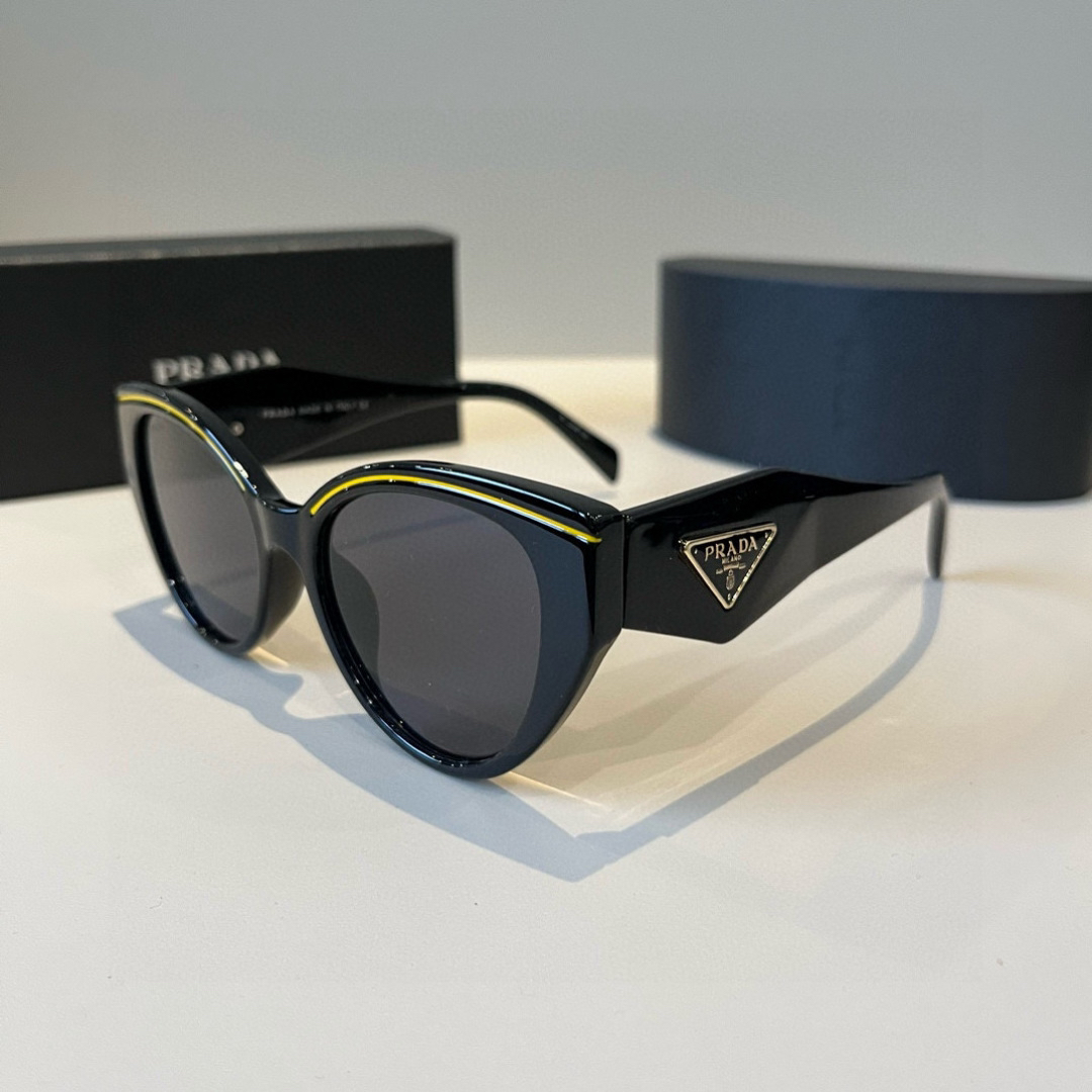 Prada round frame sunglasses