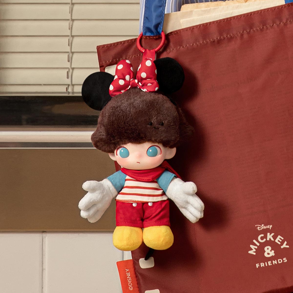 POP MART DIMOO WORLD × DISNEY Series-Vinyl Plush Keychain [1 Blind Box]