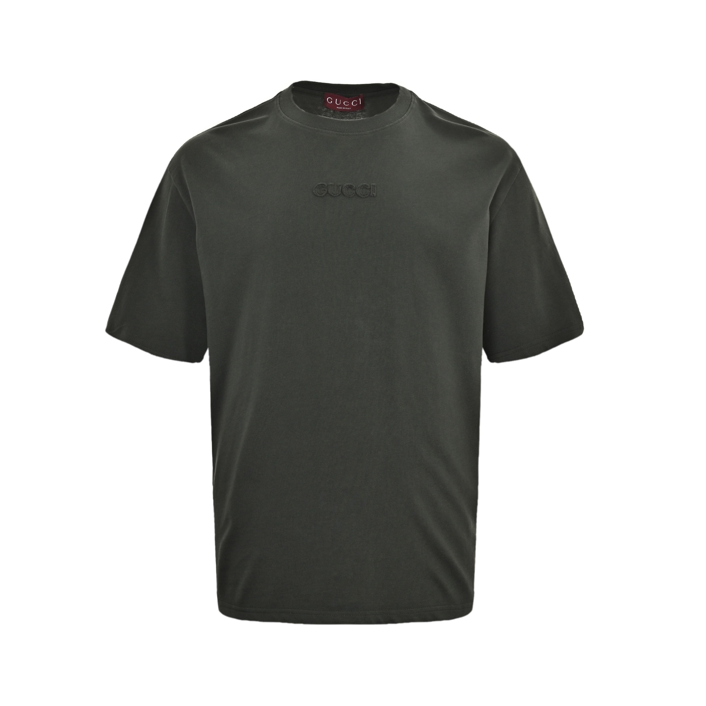 Gucci 25ss chest embroidered patch small logo short sleeve