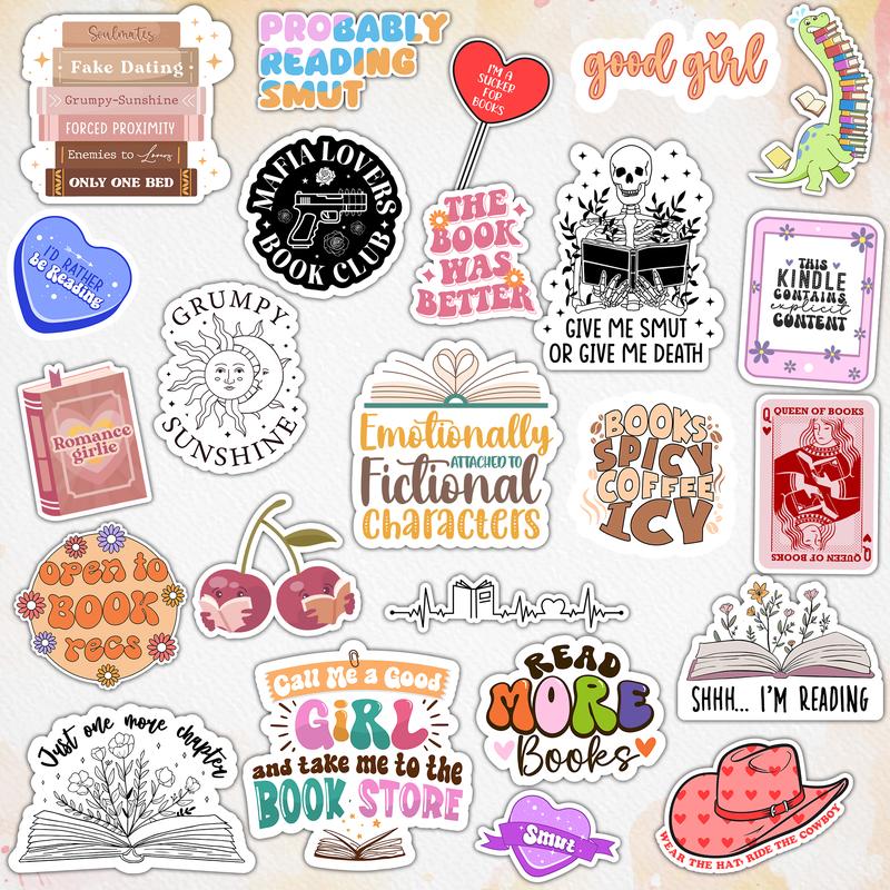 Book Stickers for Kindle 120-Pack