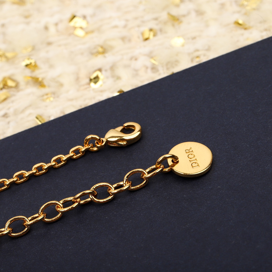 Dior Double Pearl and Diamond Necklace