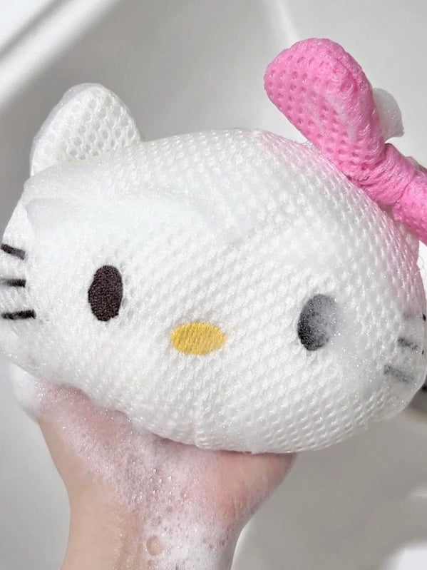 Sanrio Shower Ball Gentle Exfoliating Bath Sponge Loofah Pouf