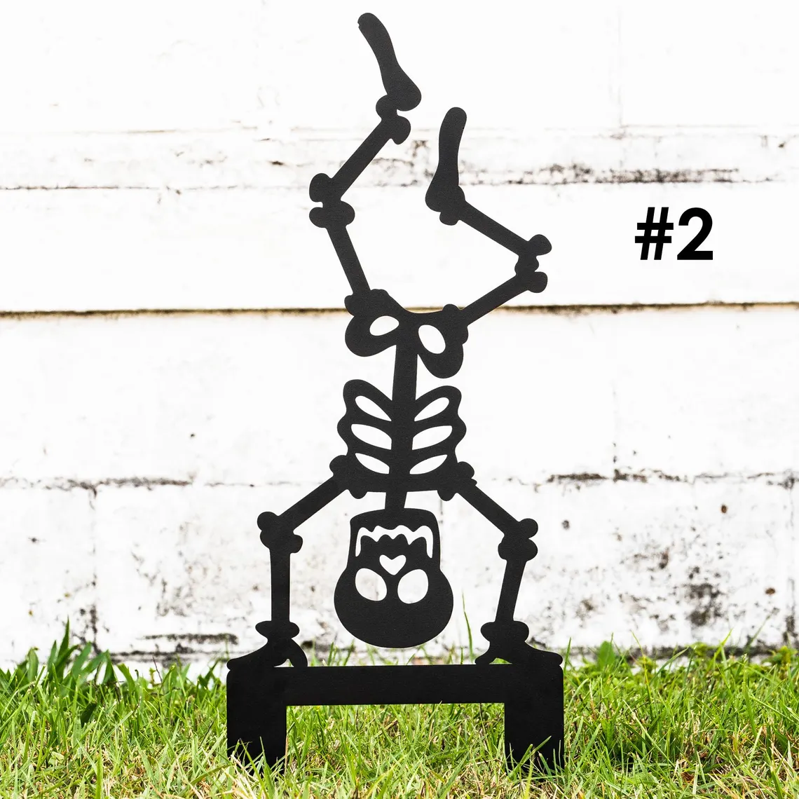 💀Yoga Skeletons – Dancing Halloween Skeleton Stakes🎃