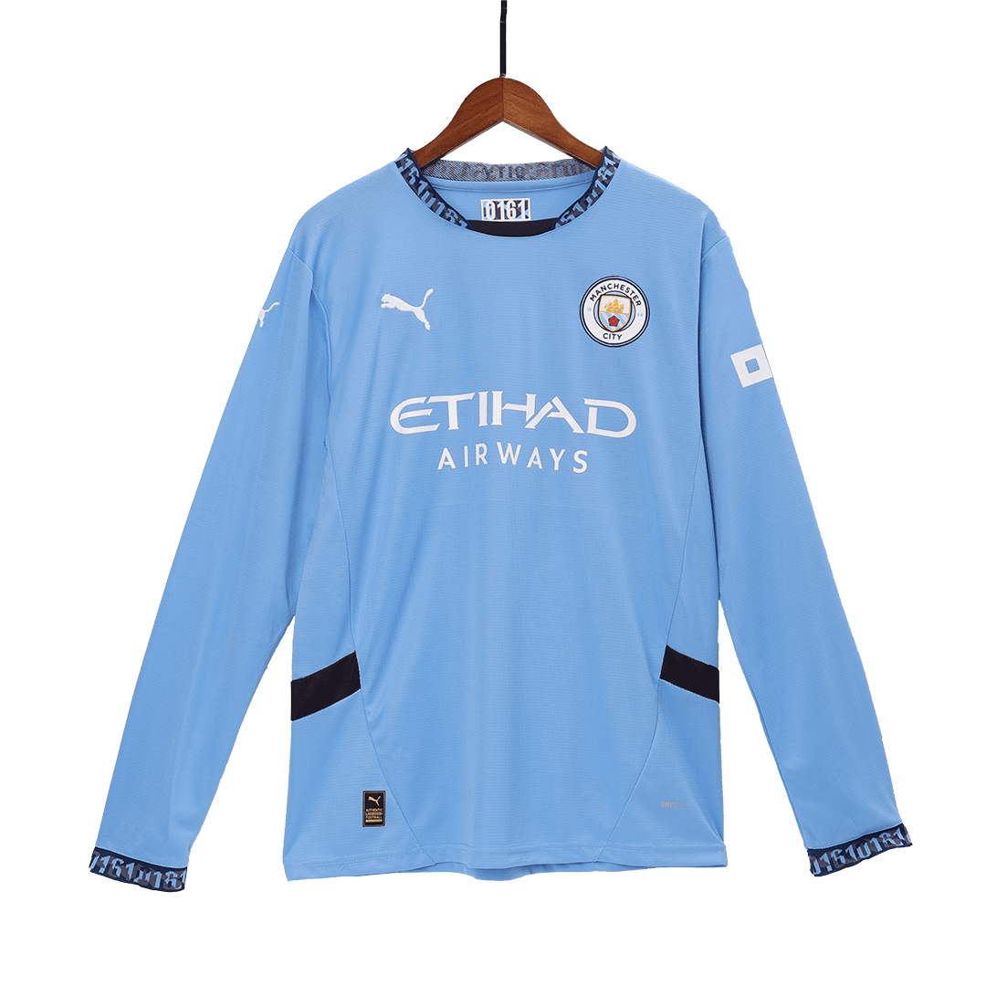 Manchester City 2024/25 Home Long-Sleeve Football Shirt