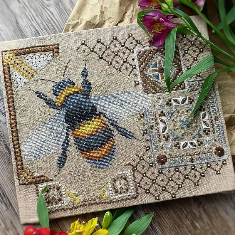 Bee Embroidery kit