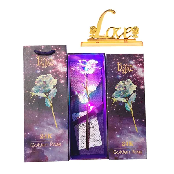 🎁A lovely GIFT! 💐Colorful Crystal Rose（Last day of special sale）