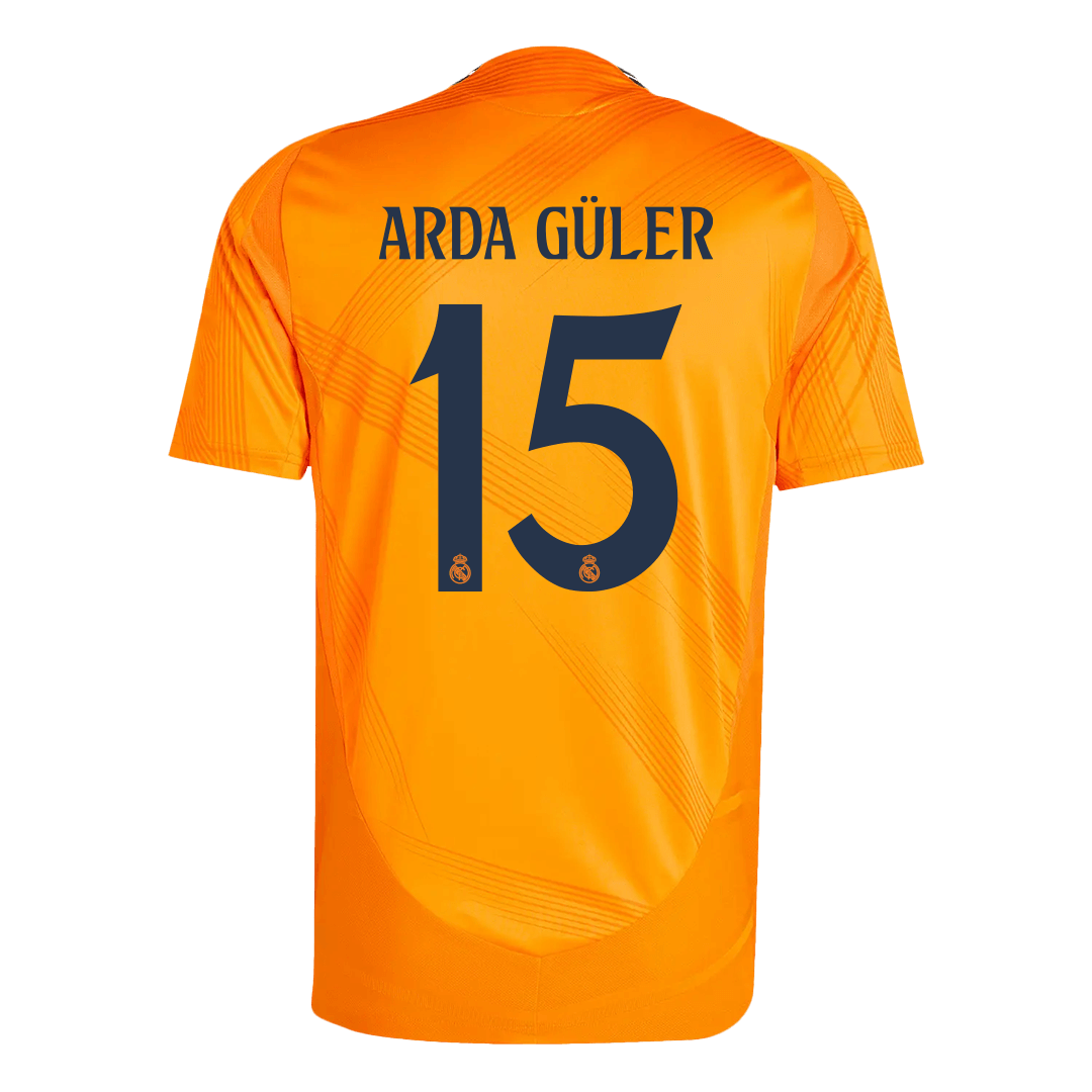 Authentic ARDA GULER #15 Real Madrid Away Football Shirt 2024/25