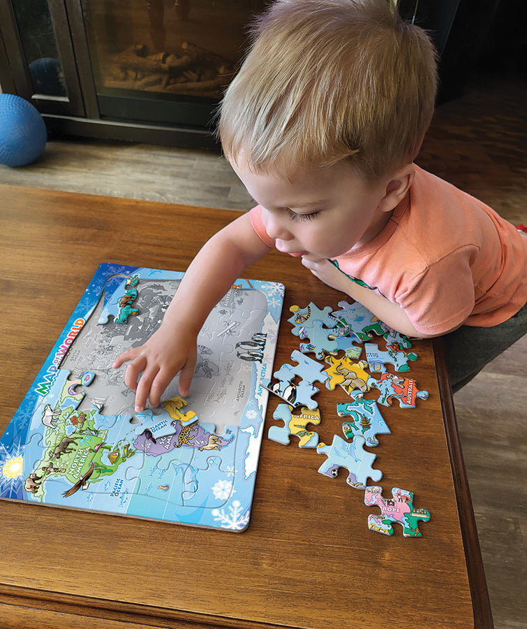 World Map (tray) | 35 Piece Tray