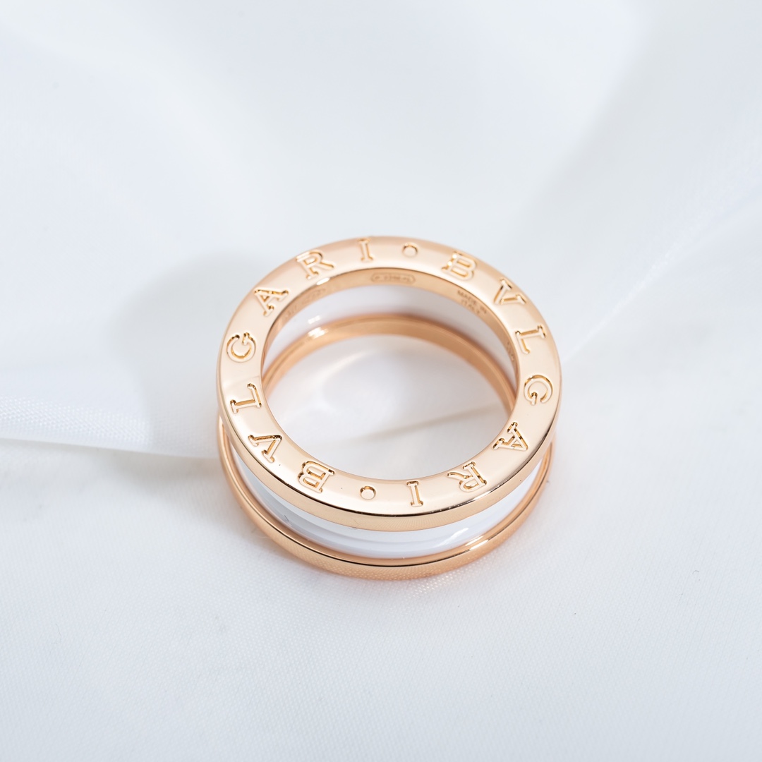 Bulgari Narrow Ceramic Ring