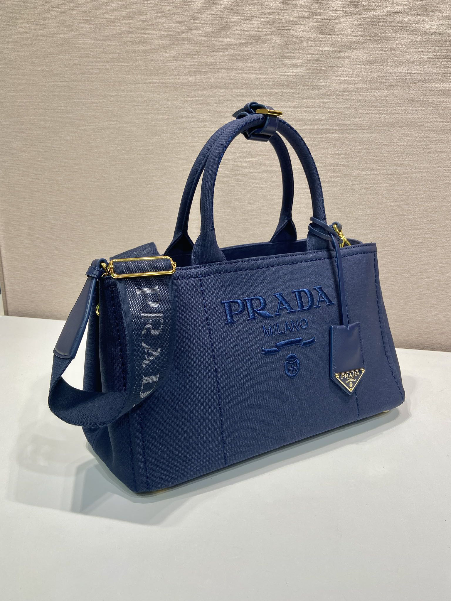 Prada Canvas Medium Handbag 1BG554