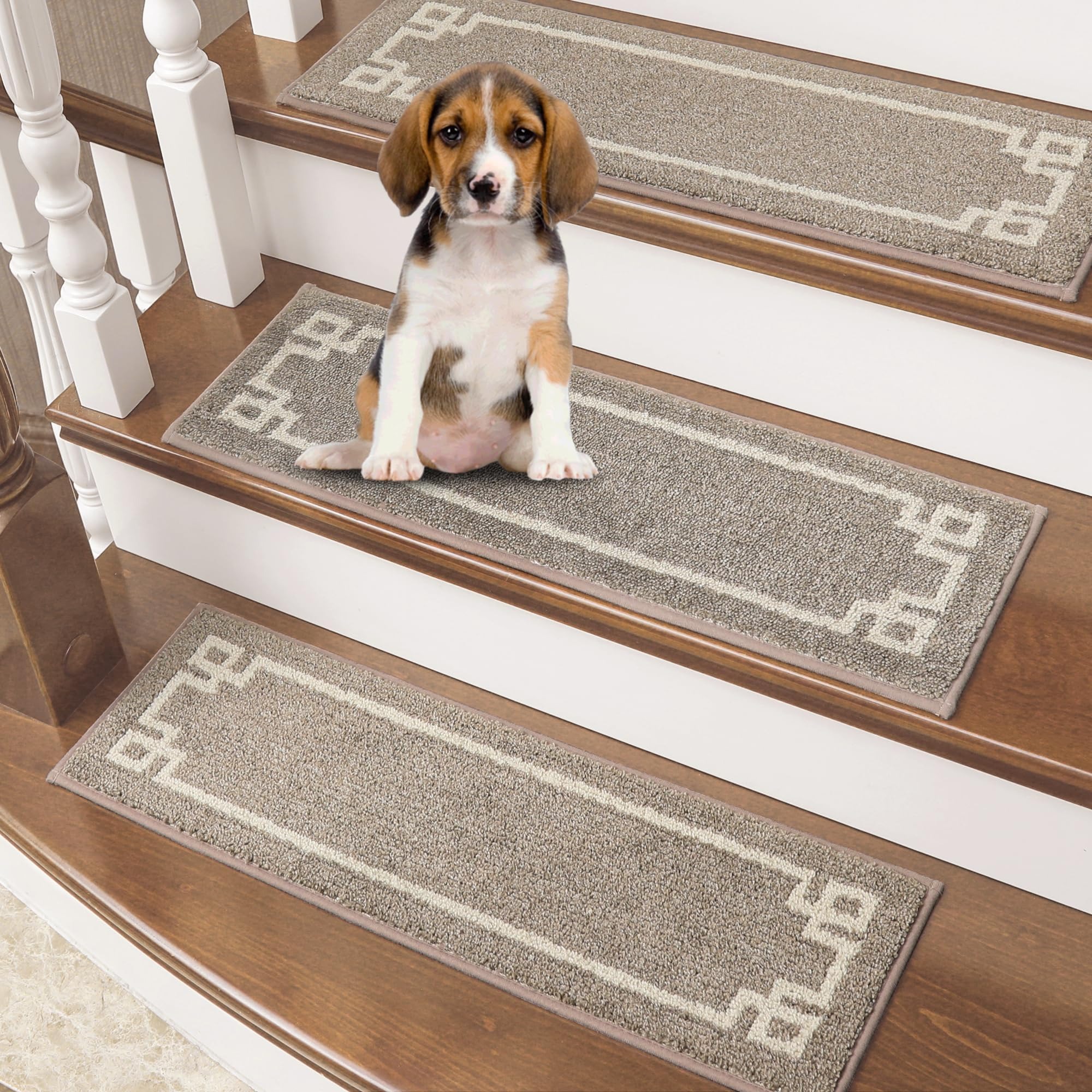 💥Exclusive Sale💥Soft Cashmere Non-Slip Washable Reusable Carpet Stair Treads 28inX9in