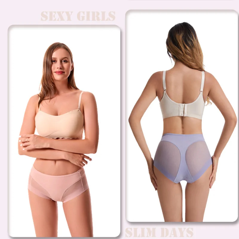 💥Today's Promotion-[SAVE 50% OFF]--High Waist Leak proof Ice Silk Seamless Shaping Briefs(2PCS/SET)--BUY 2 GET 10% OFF & FREE SHIPPING