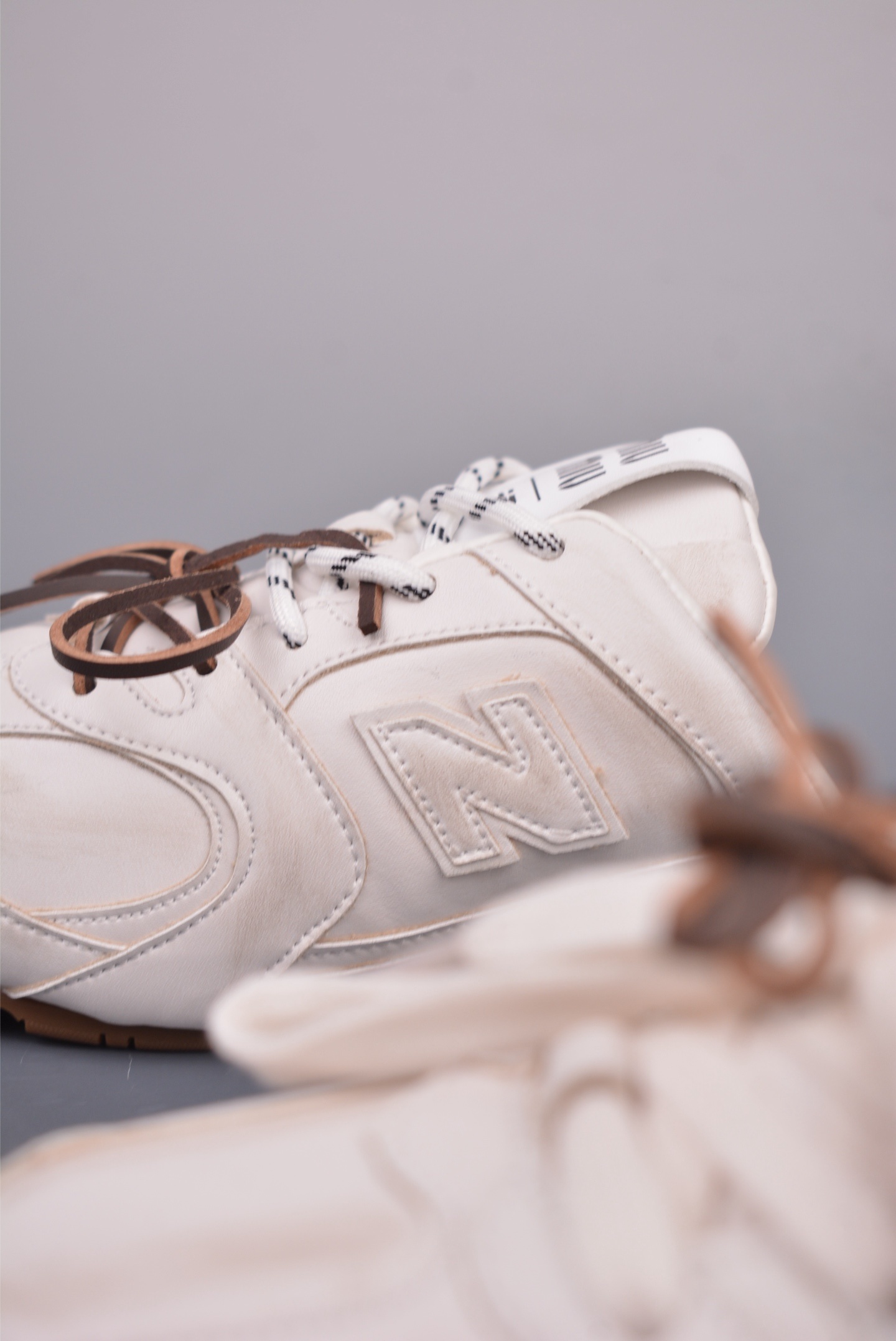 Miu Miu x New Balance 530 SL Faded Suede Mules 