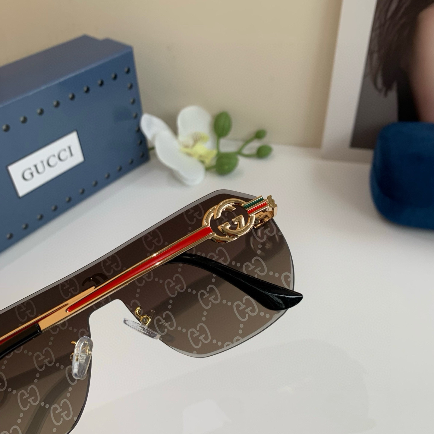 Gucci rimless sunglasses
