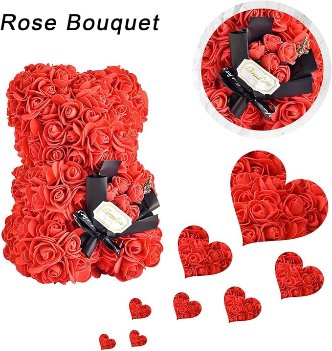 Valentine's Day Rose Bear Gift🐻🌹(For Your Favorite Woman)