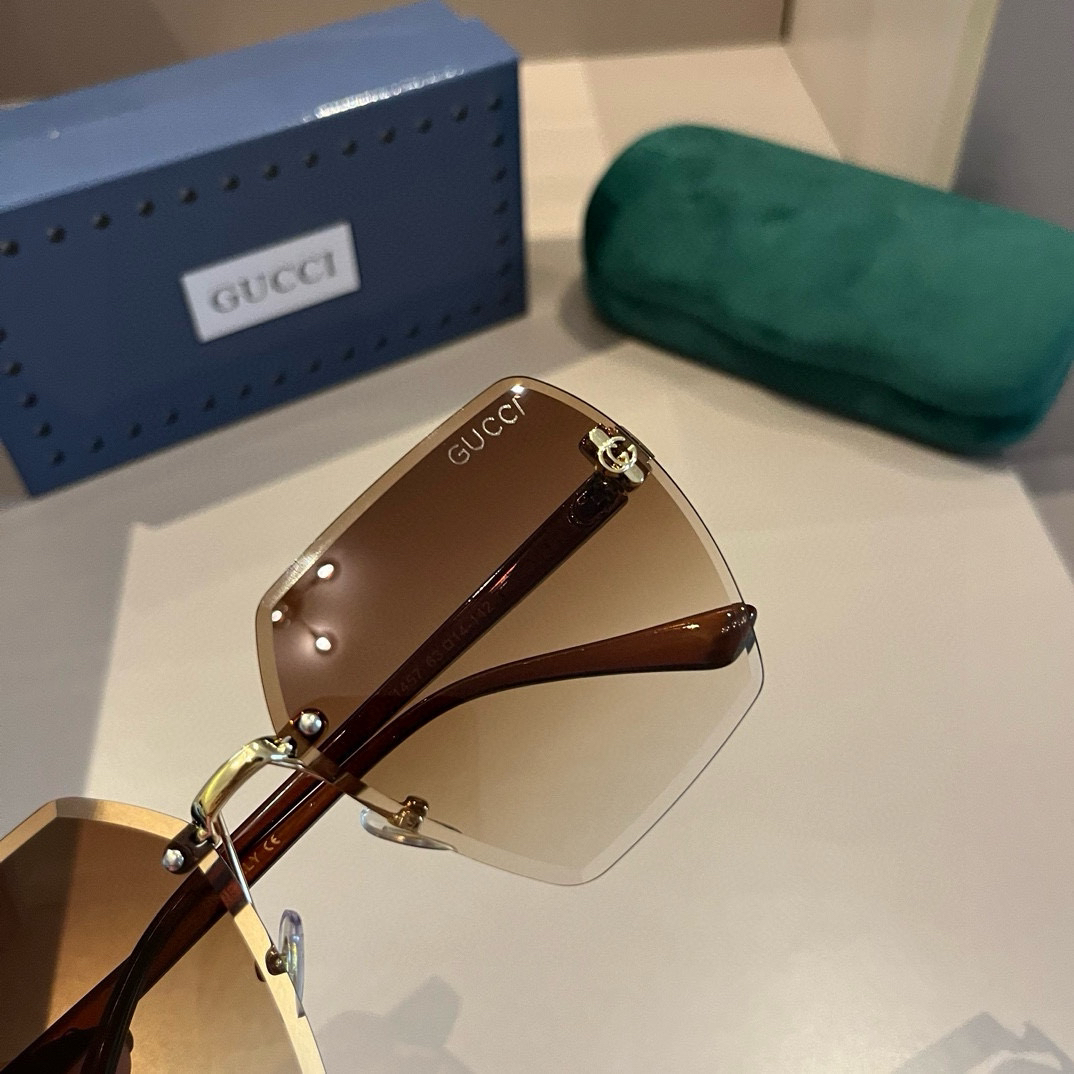 Gucci rimless sunglasses