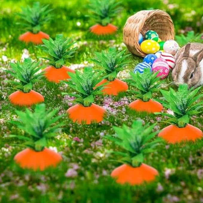 🥕🥕Colorful Garden Pile of Easter Carrots