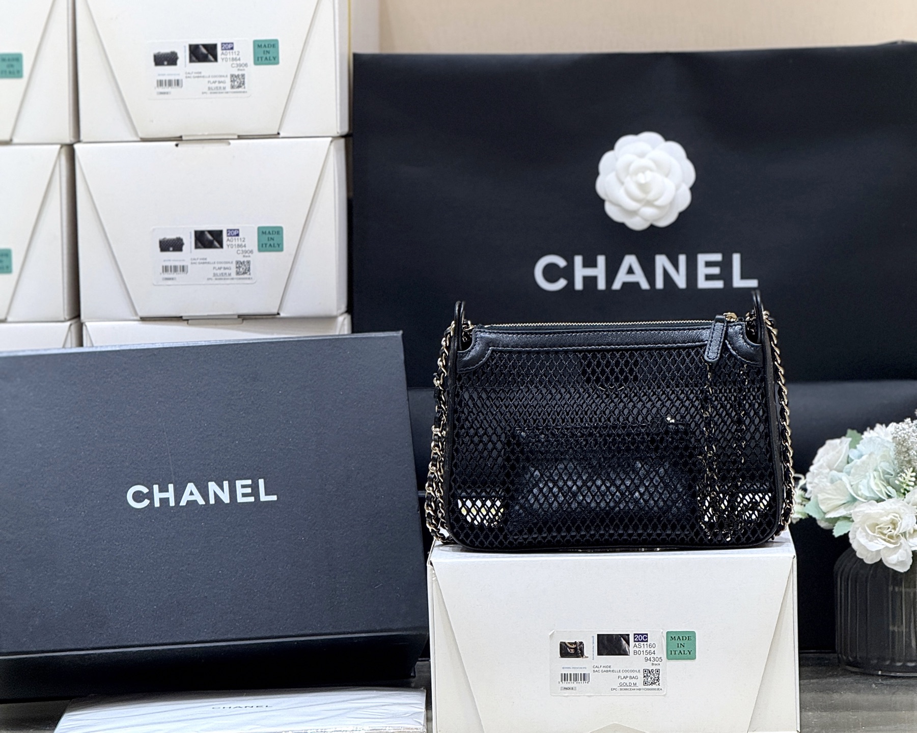 Chanel 25S Spring/Summer Collection Hollow Net Bag AP4572 00108